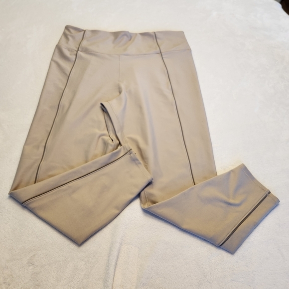 Abercrombie & Fitch YPB Womens Beige High-Waisted Leggings Size XXL  #394 - Picture 10 of 10
